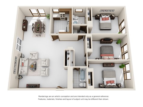 3 bed 2 bath at Wayzata Woods Apartments, Minnesota